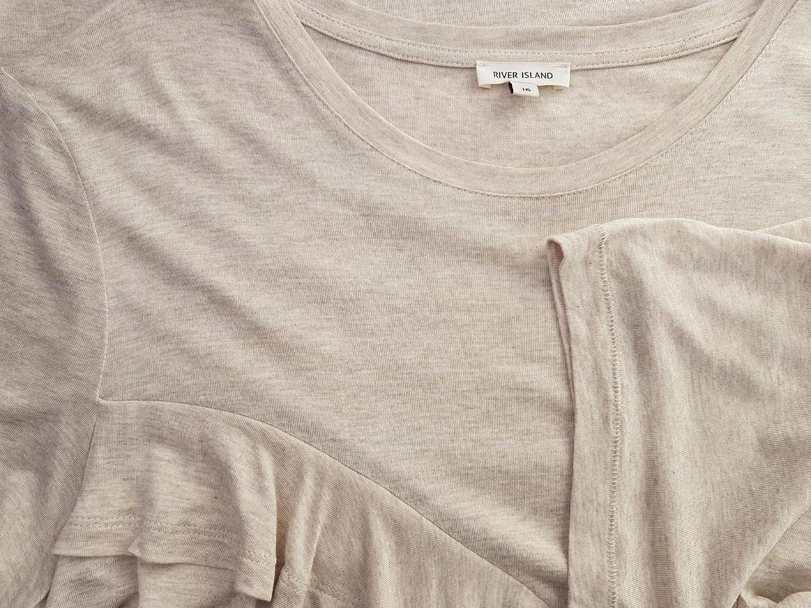 River island Rozmiar 42 Crew Neck Bluzka Krótki rękaw