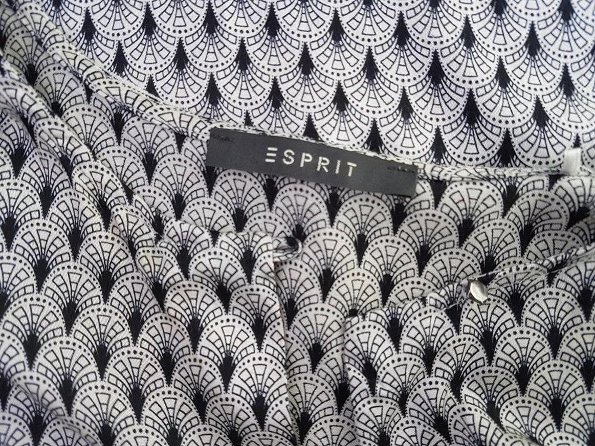 Esprit Rozmiar 38 Okrągły dekolt Tunika Bluzka Długi rękaw Esprit Rozmiar 38 Okrągły dekolt Tunika Bluzka Długi rękaw
