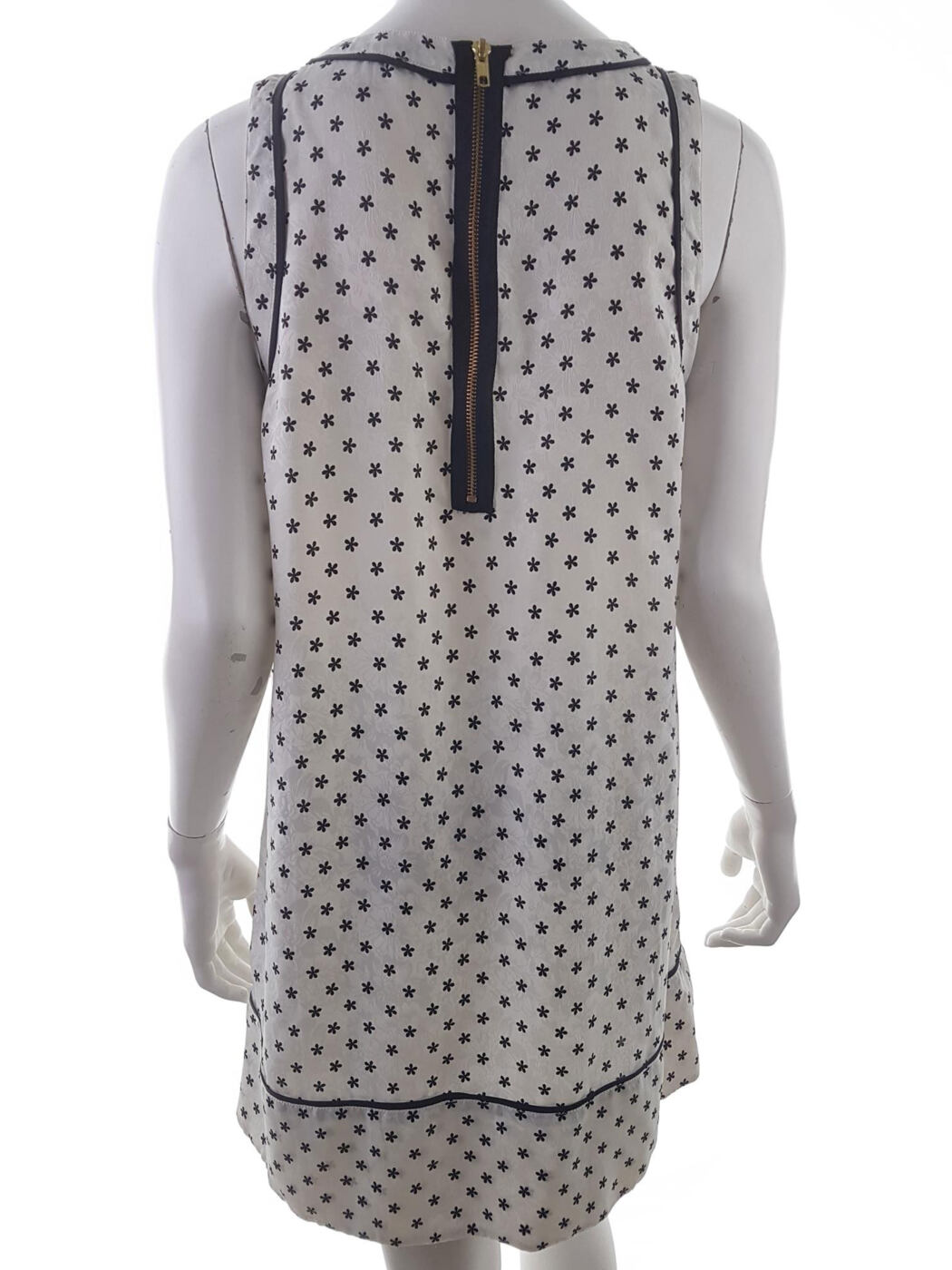 Miss selfridge Rozmiar 14 (42) Okrągły dekolt Sukienka Mini Bezrękawnik Krótka