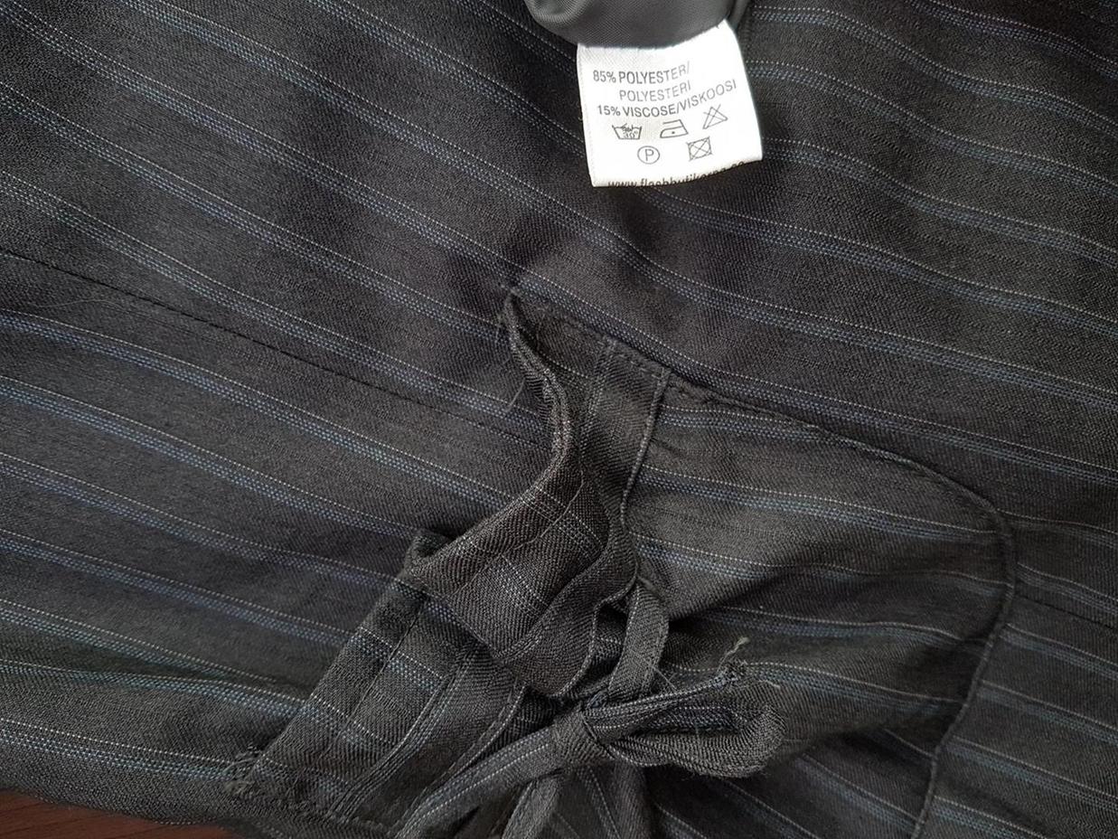 20190518_121710.jpg Flash Rozmiar 38 Pasy Kołnierz Żakiet z zapięciem Długi rękaw