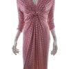 Nwillow Rozmiar S W serek Sukienka Sheath Rękaw 3/4 Midi