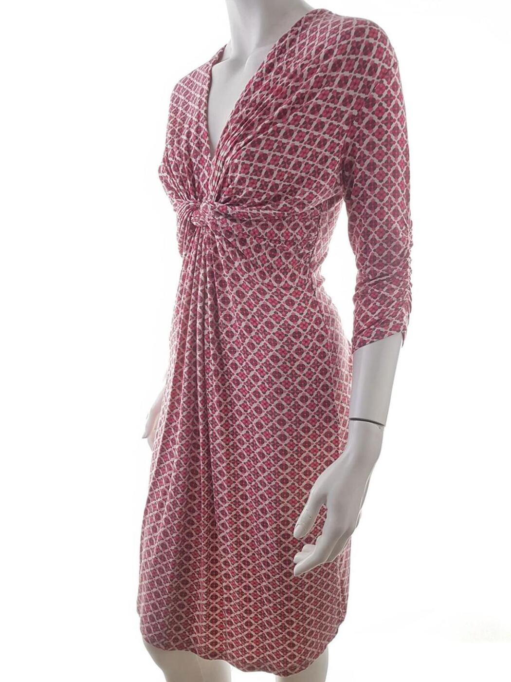 Nwillow Rozmiar S W serek Sukienka Sheath Rękaw 3/4 Midi