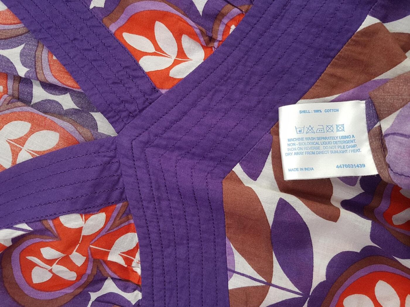 Oasis Rozmiar 38 Kolor Fioletowy W serek Sukienka Letnia Krótki rękaw Do Kolan Materiał Bawełna 100% Oasis Rozmiar 38 Kolor Fioletowy W serek Sukienka Letnia Krótki rękaw Do Kolan Materiał Bawełna 100%