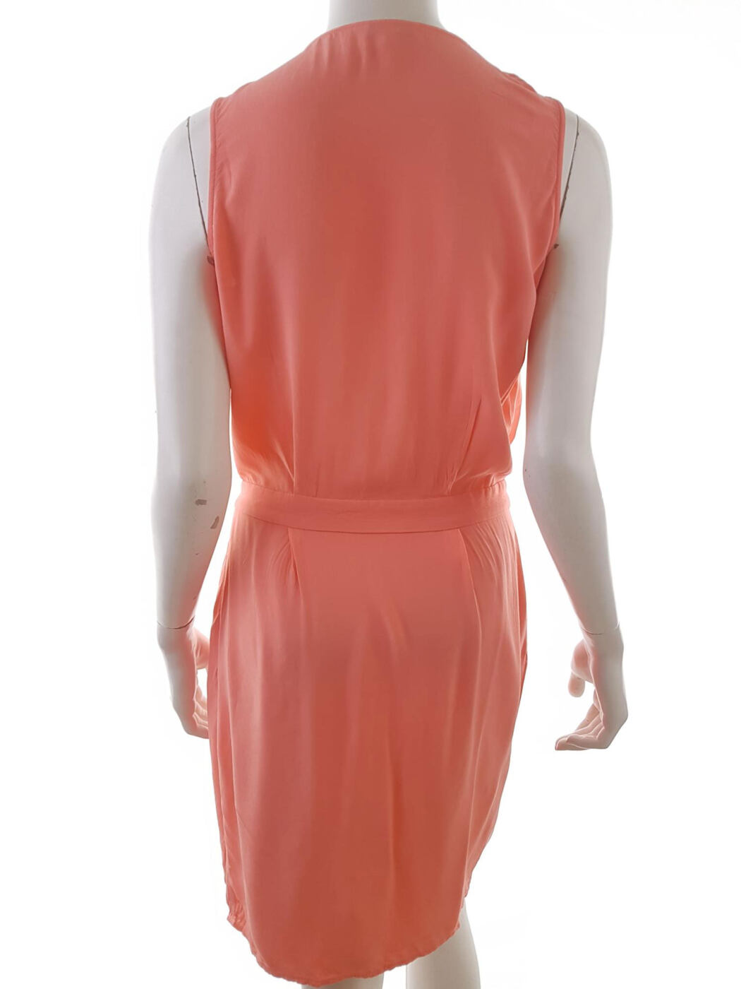 Other stories Rozmiar 38 Kolor Pomarańczowy W serek Sukienka Sheath Bezrękawnik Midi Materiał Wiskoza Other stories Rozmiar 38 Kolor Pomarańczowy W serek Sukienka Sheath Bezrękawnik Midi Materiał Wiskoza
