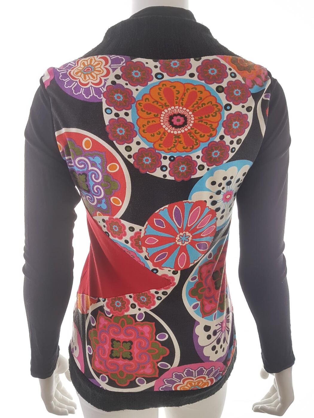 Promod Rozmiar 36 Kolor Czarny High Neck Sweter Długi rękaw Materiał Wiskoza
