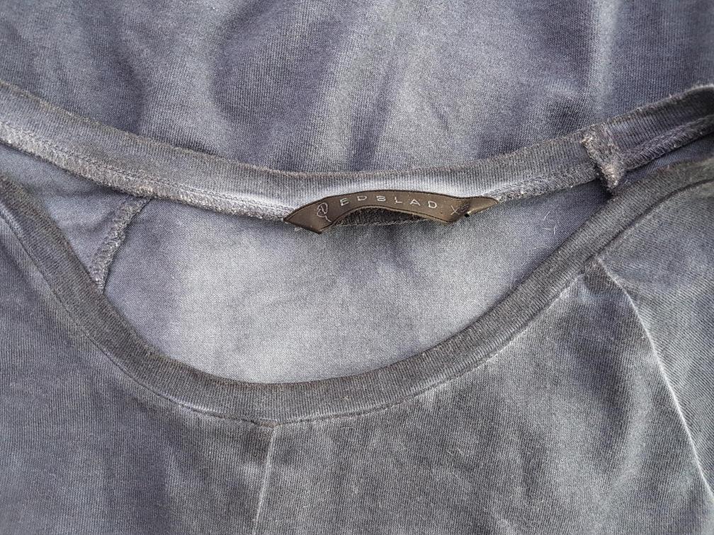 20190604_150038.jpg Edblad Rozmiar XS Kolor Granatowy Okrągły dekolt Bluzka Długi rękaw Materiał Bawełna