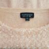 Topshop Rozmiar 38 Kolor Różowy Okrągły dekolt Sweter Krótki rękaw Cienka dzianina