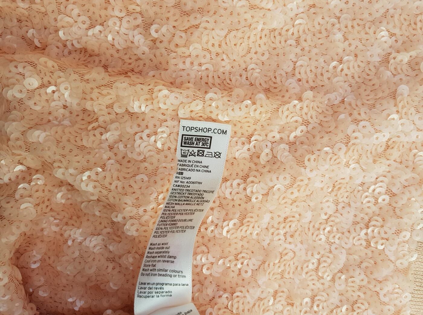 20190604_152654.jpg Topshop Rozmiar 38 Kolor Różowy Okrągły dekolt Sweter Krótki rękaw Cienka dzianina