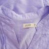 Jensen Rozmiar 36 Kolor Lawendowy Split Crew Neck Tunika Popover Bluzka Krótki rękaw Materiał Wiskoza