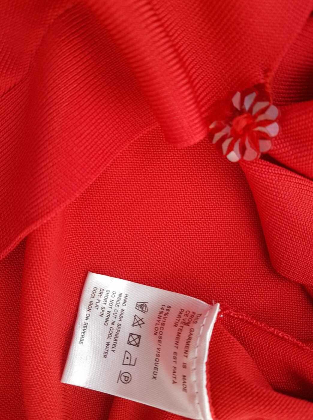 20190606_164712.jpg Vintage Rozmiar 48 - 50 Kolor Czerwony W serek Kardigan Zapinany Długi rękaw Materiał Wiskoza Cienka dzianina