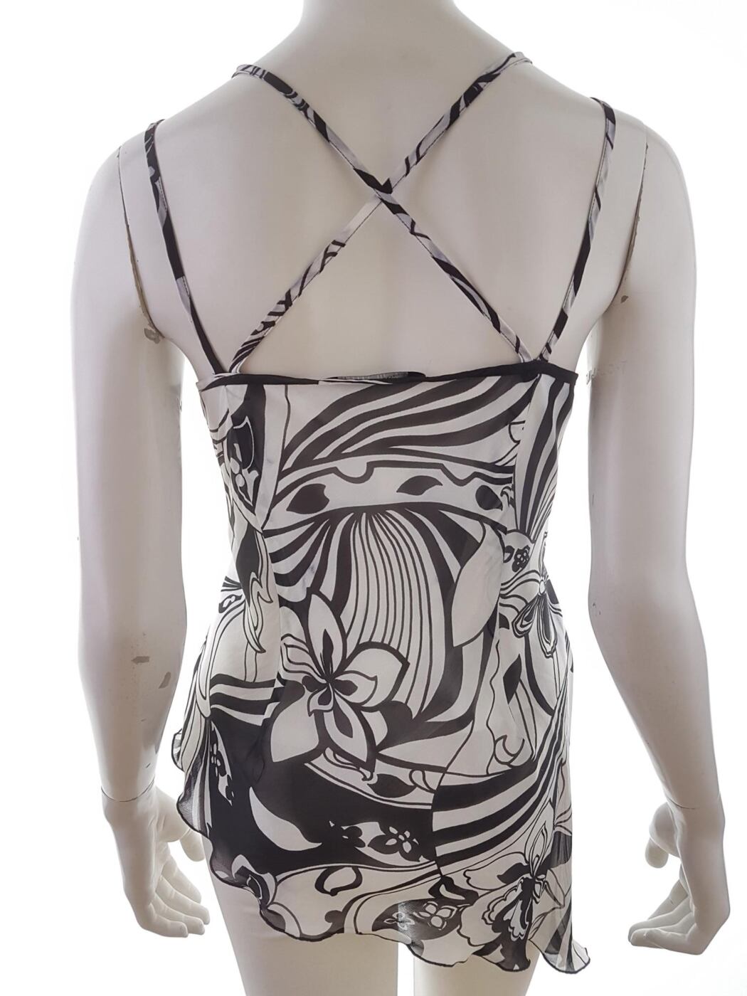 20190612_124011.jpg Dorothy perkins Rozmiar 18 (46) Kolor Biały W serek Bluzka Bezrękawnik Materiał Wiskoza 100%