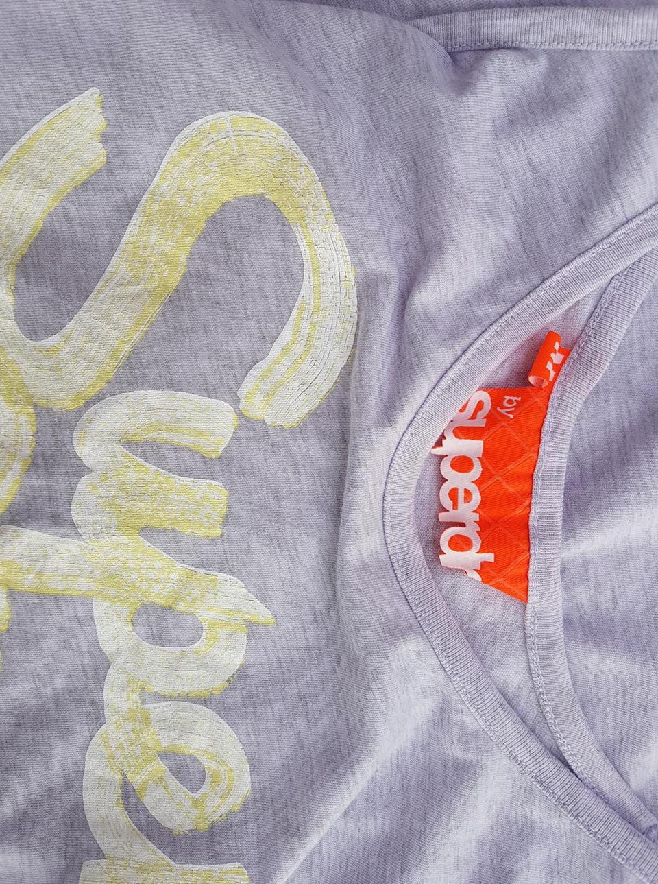 Superdry Rozmiar M Kolor Szary Dekolt U Bluzka Bezrękawnik Materiał Bawełna