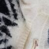 Hollister Rozmiar S Kolor Biały Okrągły dekolt Sweter Długi rękaw Cienka dzianina