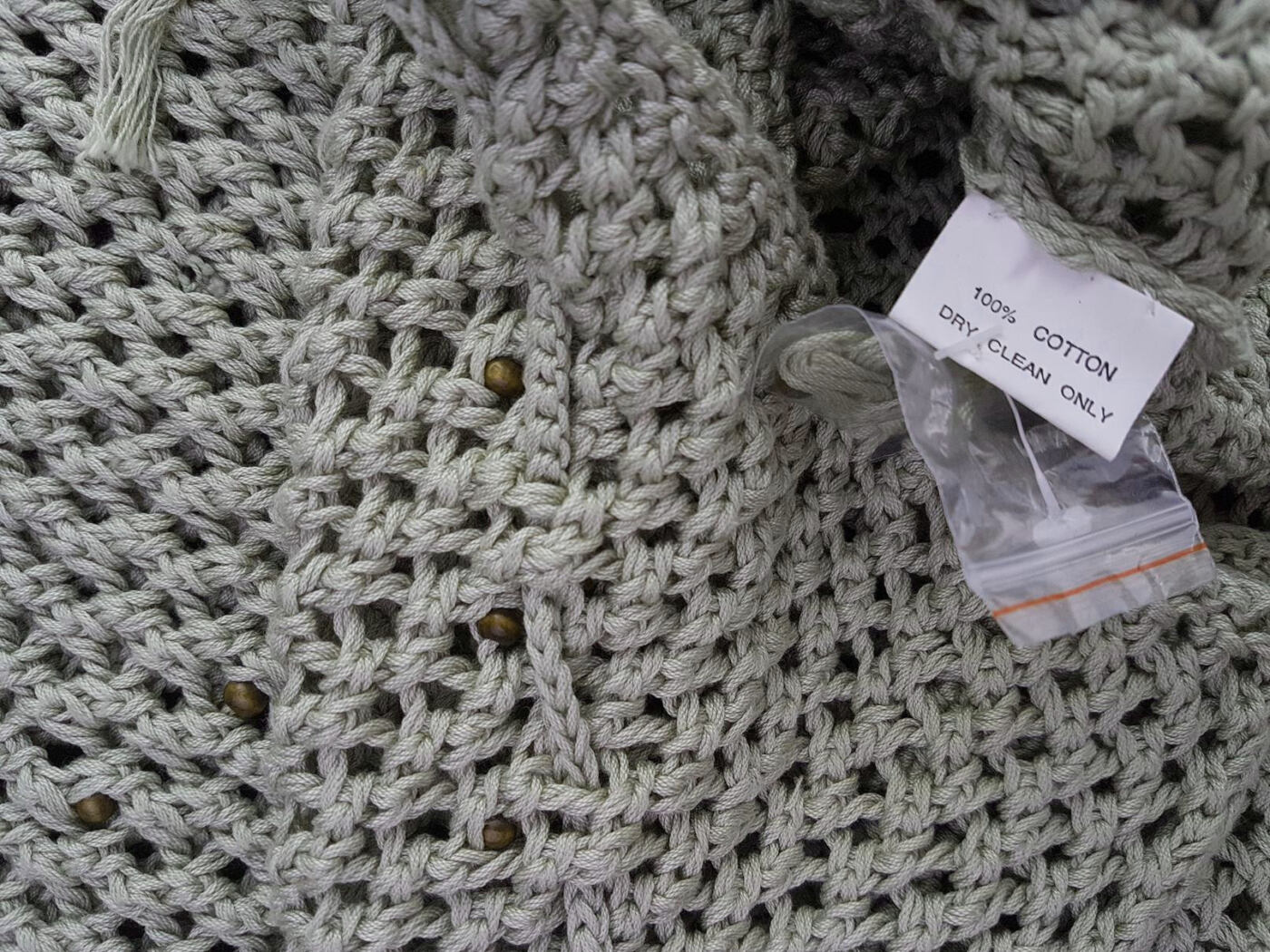 20190614_104820.jpg Claire Kennedy Rozmiar S (2) Kolor Zielony Crew Neck Sweter Bezrękawnik Materiał Bawełna 100%