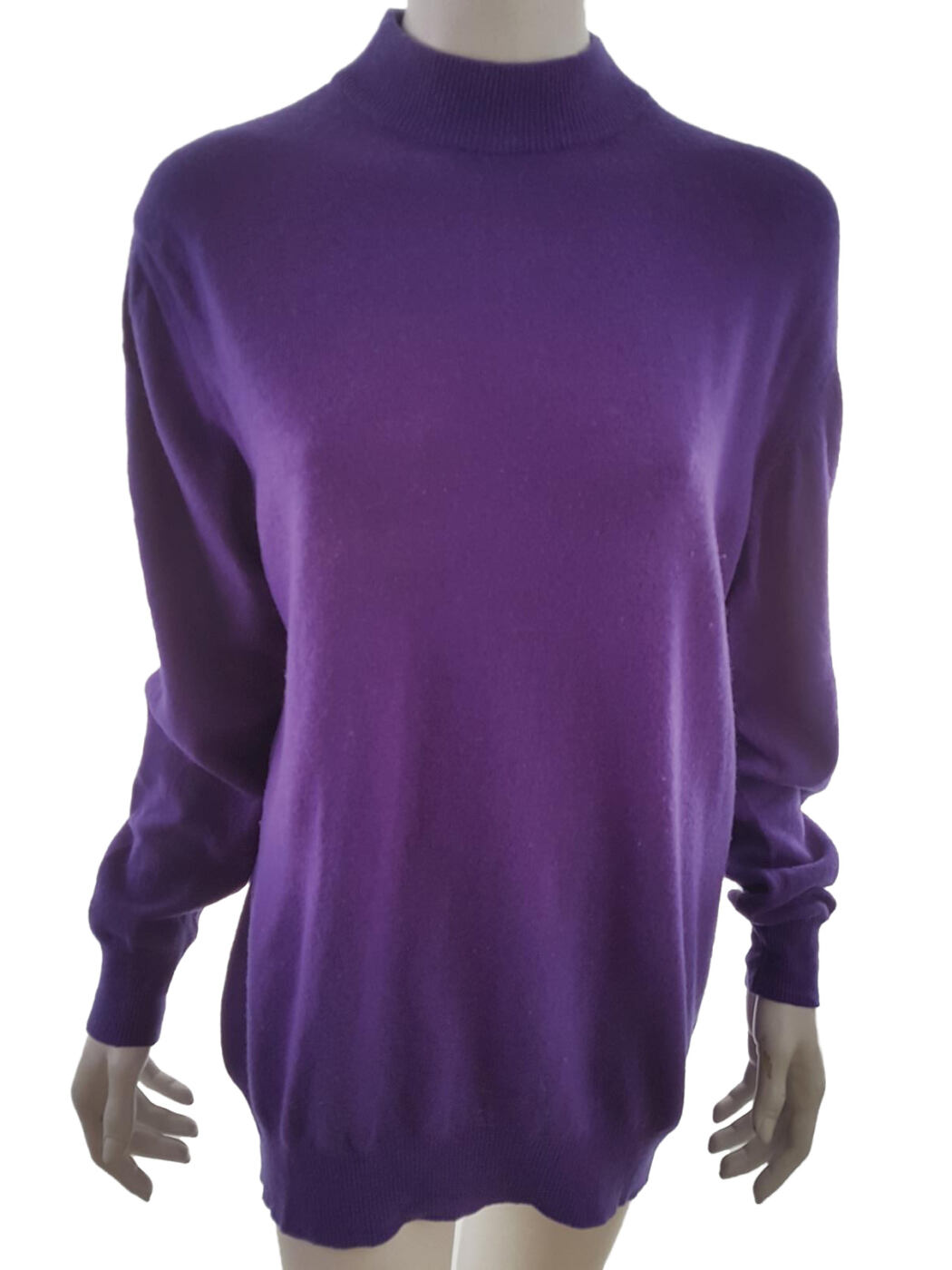 Profondo Blu Italy Rozmiar one size Kolor Fioletowy Pół golf Tunika Bluzka Długi rękaw Materiał Wełna Profondo Blu Italy Rozmiar one size Kolor Fioletowy Pół golf Tunika Bluzka Długi rękaw Materiał Wełna