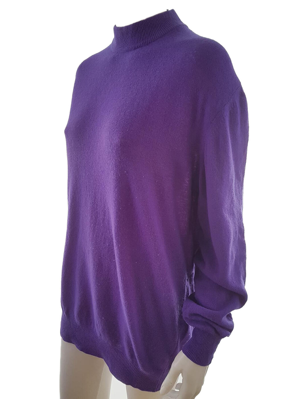 Profondo Blu Italy Rozmiar one size Kolor Fioletowy Pół golf Tunika Bluzka Długi rękaw Materiał Wełna Profondo Blu Italy Rozmiar one size Kolor Fioletowy Pół golf Tunika Bluzka Długi rękaw Materiał Wełna