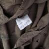 Benedikte Utzon Rozmiar XL Kolor Khaki Kołnierz Bluzka Zawijana Rękaw 3/4 Materiał Bawełna 100%