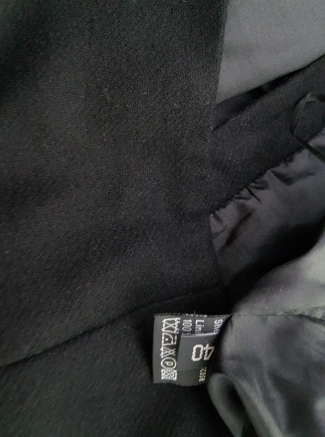 20190617_113429.jpg Tricot Rozmiar 40 Kolor Czarny Spódnica Mini Krótka Materiał Wełna