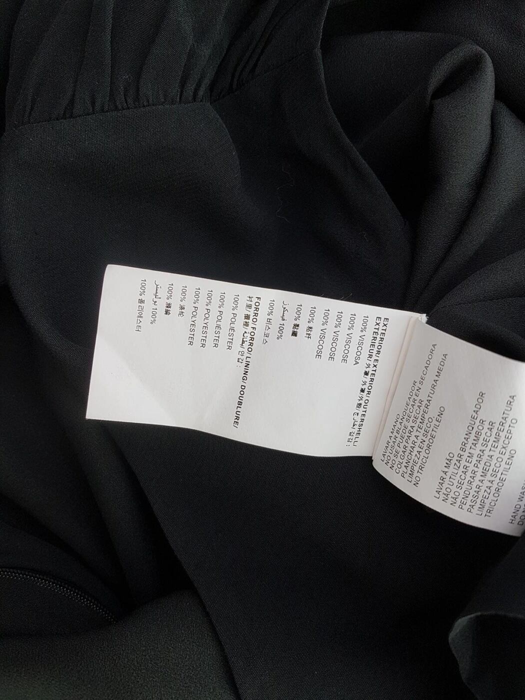 Bimba y Lola Rozmiar L Kolor Czarny Okrągły dekolt Sukienka Blouson Krótki rękaw Do Kolan Materiał Wiskoza 100% Bimba y Lola Rozmiar L Kolor Czarny Okrągły dekolt Sukienka Blouson Krótki rękaw Do Kolan Materiał Wiskoza 100%