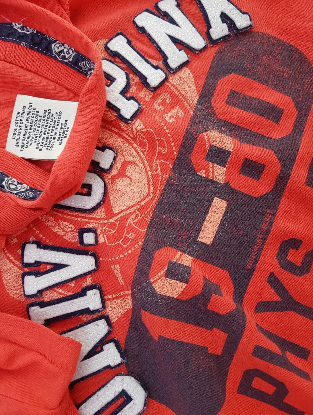 20190618_125133.jpg Rozmiar XS Kolor Czerwony Okrągły dekolt T-Shirt Krótki rękaw Materiał Bawełna 100%