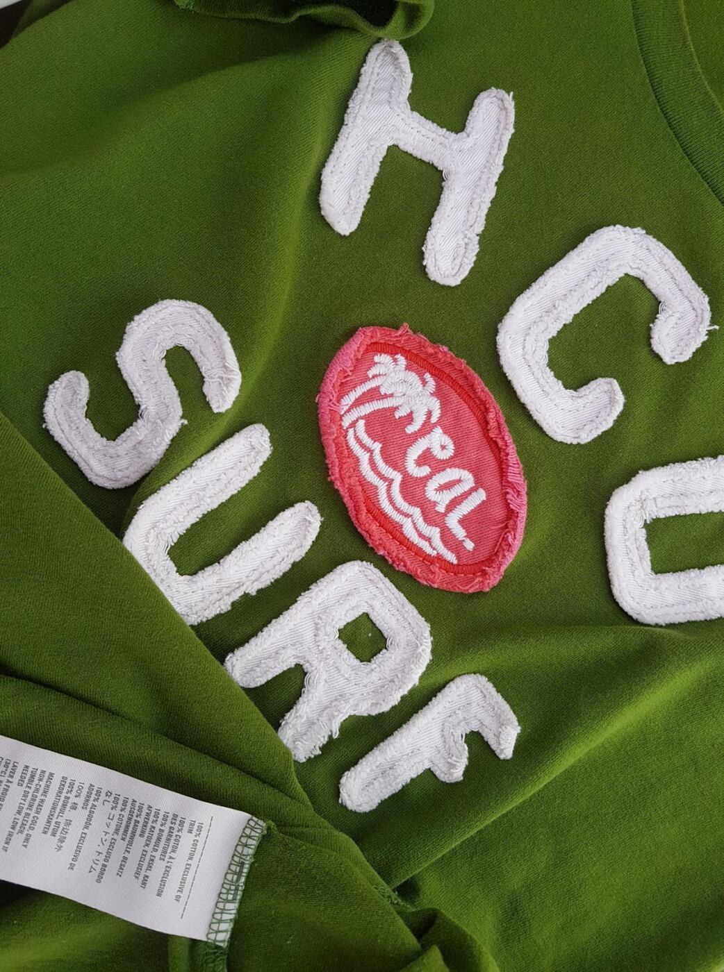 20190619_113629.jpg Hollister Rozmiar S Kolor Zielony Okrągły dekolt T-Shirt Krótki rękaw Materiał Bawełna 100%