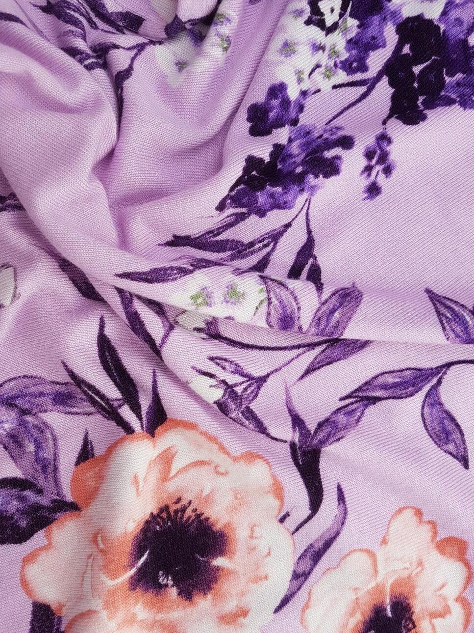 Vintage Rozmiar 12/14 (40/42) Kolor Fioletowy Okrągły dekolt Tunika Bluzka Krótki rękaw Materiał Wiskoza Vintage Rozmiar 12/14 (40/42) Kolor Fioletowy Okrągły dekolt Tunika Bluzka Krótki rękaw Materiał Wiskoza