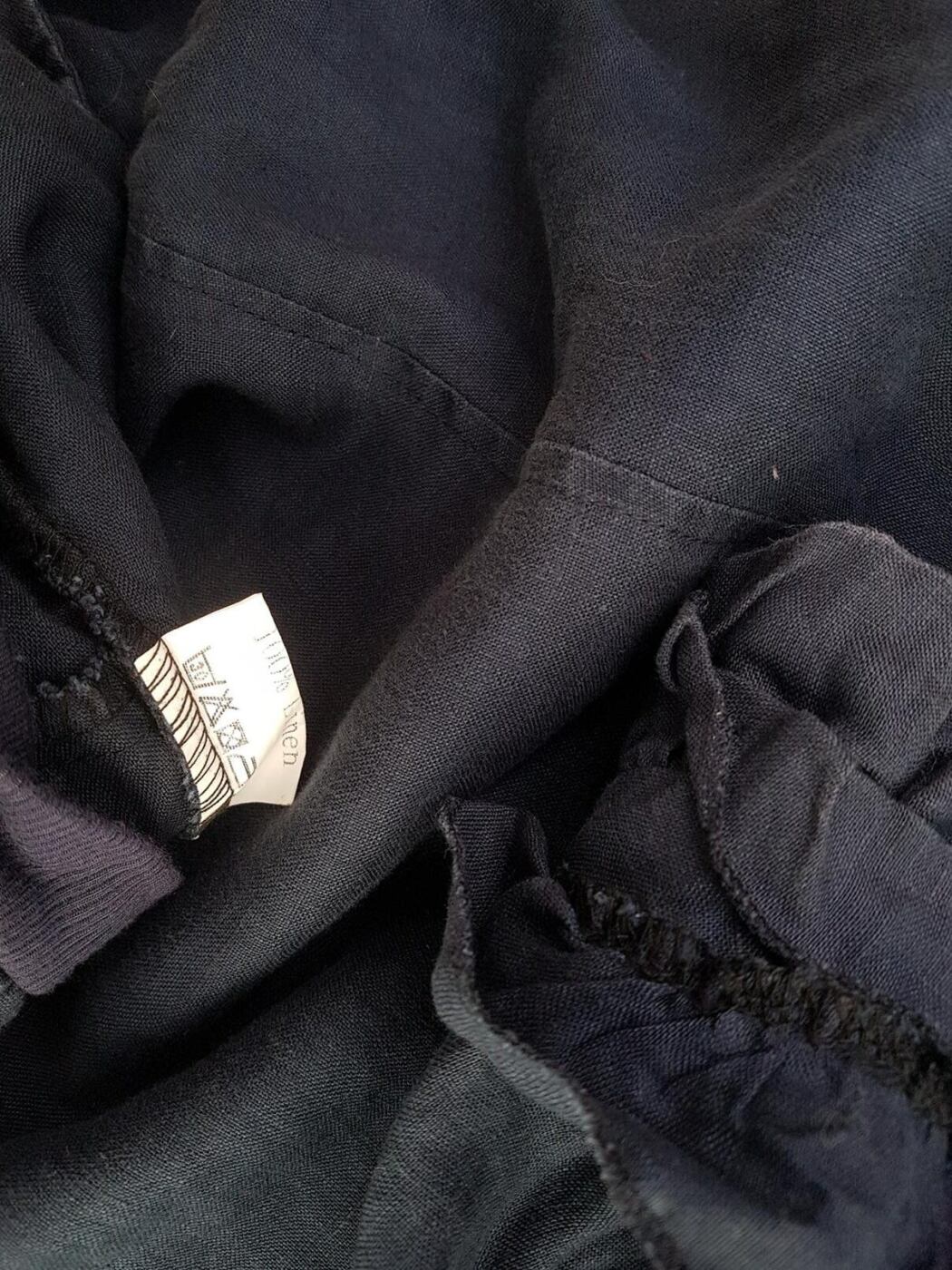Fever Fish Rozmiar XL W serek Sukienka Letnia Bezrękawnik Do Kolan Materiał Len 100% Fever Fish Rozmiar XL W serek Sukienka Letnia Bezrękawnik Do Kolan Materiał Len 100%