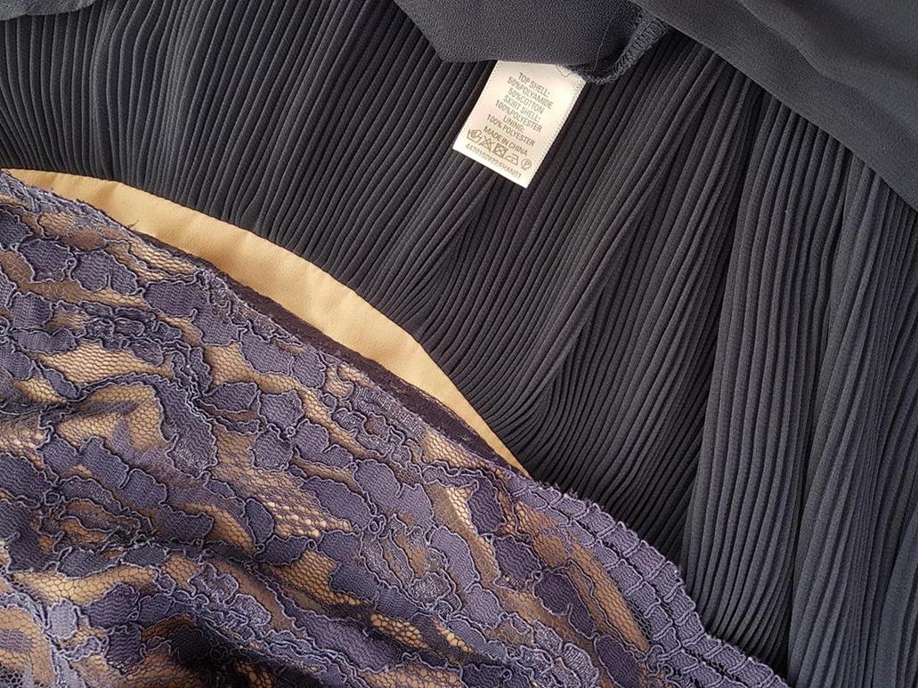 Oasis Rozmiar 40 Kolor Granatowy Okrągły dekolt Sukienka Sheath Krótki rękaw Do Kolan Oasis Rozmiar 40 Kolor Granatowy Okrągły dekolt Sukienka Sheath Krótki rękaw Do Kolan