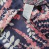 Boden Rozmiar 40 Kolor Fioletowy Split Crew Neck Sukienka Sheath Rękaw 3/4 Do Kolan Materiał Len 100%