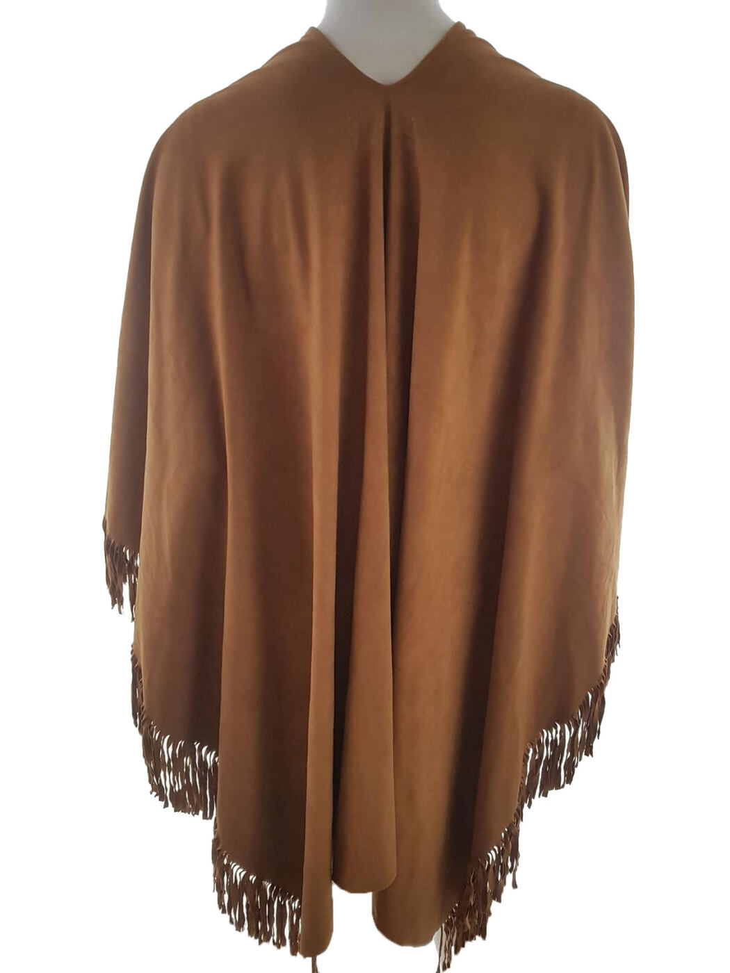 20190624_145418.jpg Dorothy perkins Rozmiar One size Kolor Brązowy W serek Peleryna Kardigan Bezrękawnik Cienka dzianina