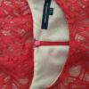 French connection Rozmiar 34 Kolor Czerwony Crew Neck Sukienka Bodycon Krótki rękaw Do Kolan
