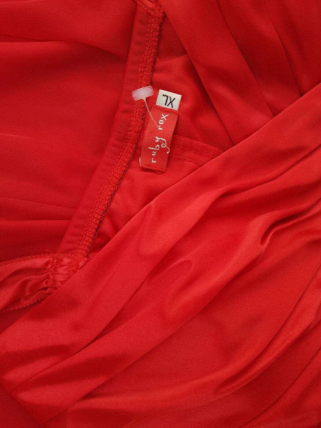 Ruby rox Rozmiar XL Kolor Czerwony Odkryte Ramiona Suknia Balowa Sukienka Wieczorowa Bezrękawnik Midi