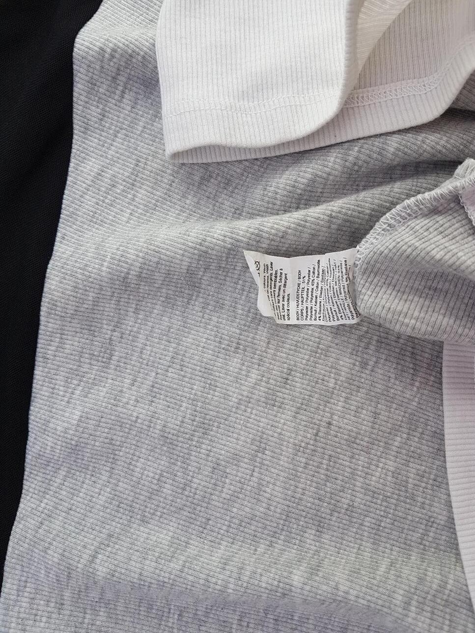 River island Rozmiar 14 (42) Kolor Szary Okrągły dekolt Sukienka Mini Krótki rękaw Krótka