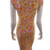 Lush Rozmiar S/M Kolor Różowy Okrągły dekolt Sukienka Bodycon Krótki rękaw Midi
