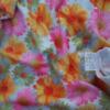 Lush Rozmiar S/M Kolor Różowy Okrągły dekolt Sukienka Bodycon Krótki rękaw Midi