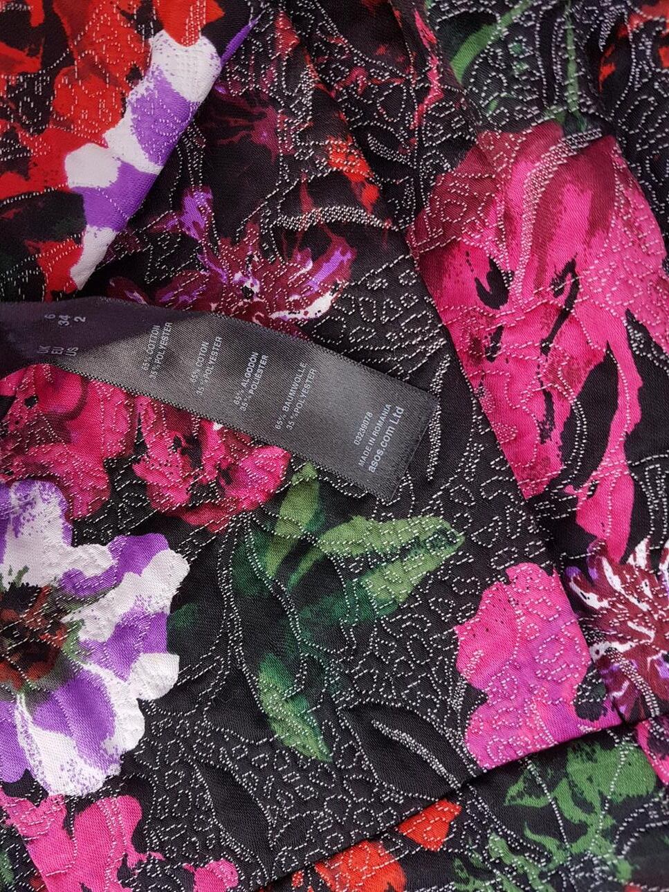 ASOS Rozmiar 34 Kolor Czarny Okrągły dekolt Sukienka Sheath Krótki rękaw Do Kolan Materiał Bawełna ASOS Rozmiar 34 Kolor Czarny Okrągły dekolt Sukienka Sheath Krótki rękaw Do Kolan Materiał Bawełna
