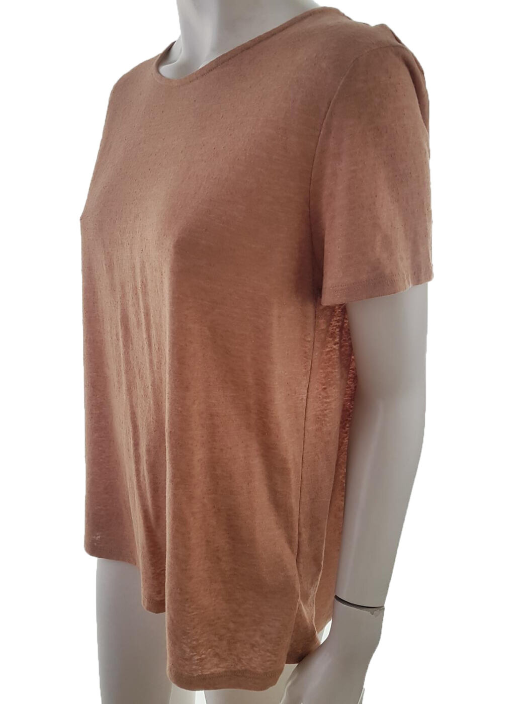 20190625_161252.jpg Rozmiar 44 Kolor Brązowy Okrągły dekolt T-Shirt Krótki rękaw