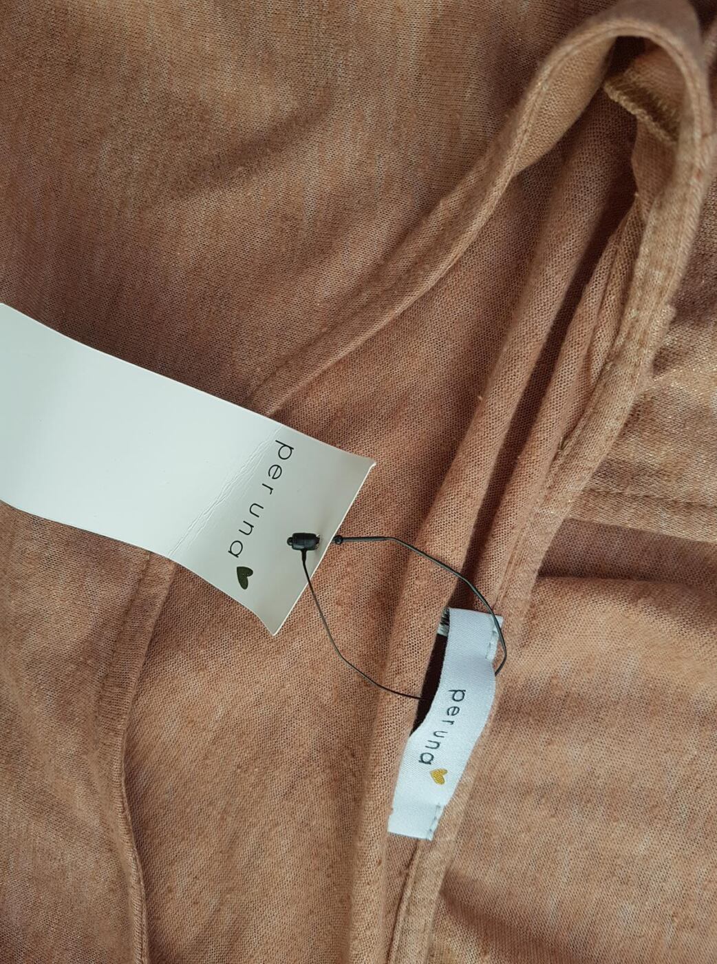 20190625_161329.jpg Rozmiar 44 Kolor Brązowy Okrągły dekolt T-Shirt Krótki rękaw