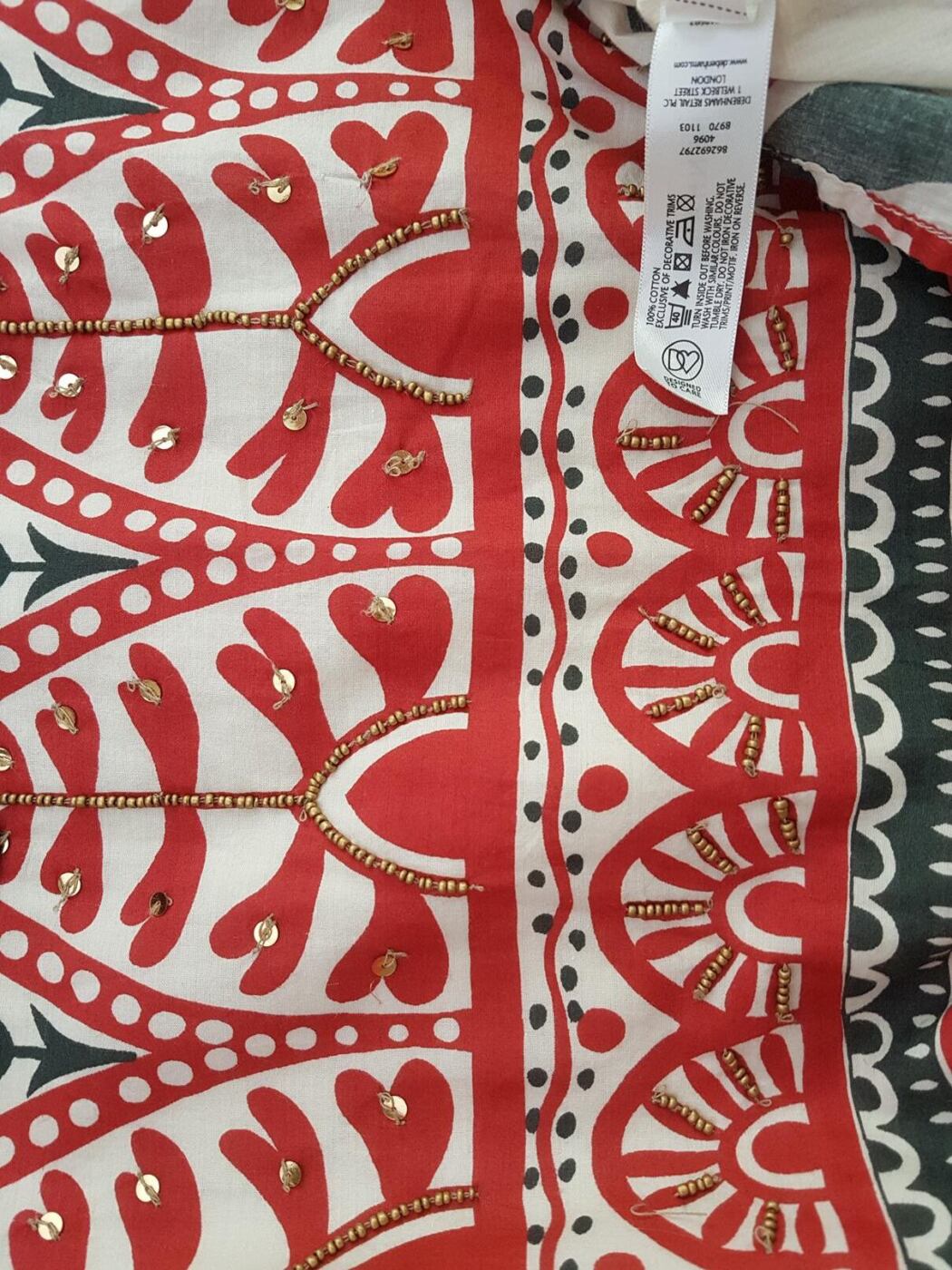 Special Edition Redherring Rozmiar 42 Kolor Biały Aztecka Halter Sukienka Letnia Bezrękawnik Do Kolan Materiał Bawełna 100% Special Edition Redherring Rozmiar 42 Kolor Biały Aztecka Halter Sukienka Letnia Bezrękawnik Do Kolan Materiał Bawełna 100%