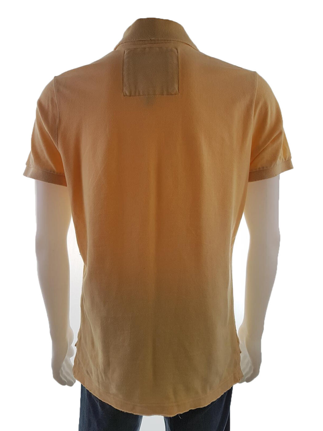 20190627_123416.jpg ABERCROMBIE & FITCH Rozmiar M Kolor Żółty Kołnierz Męska Koszula Polo Krótki rękaw Materiał Bawełna 100%