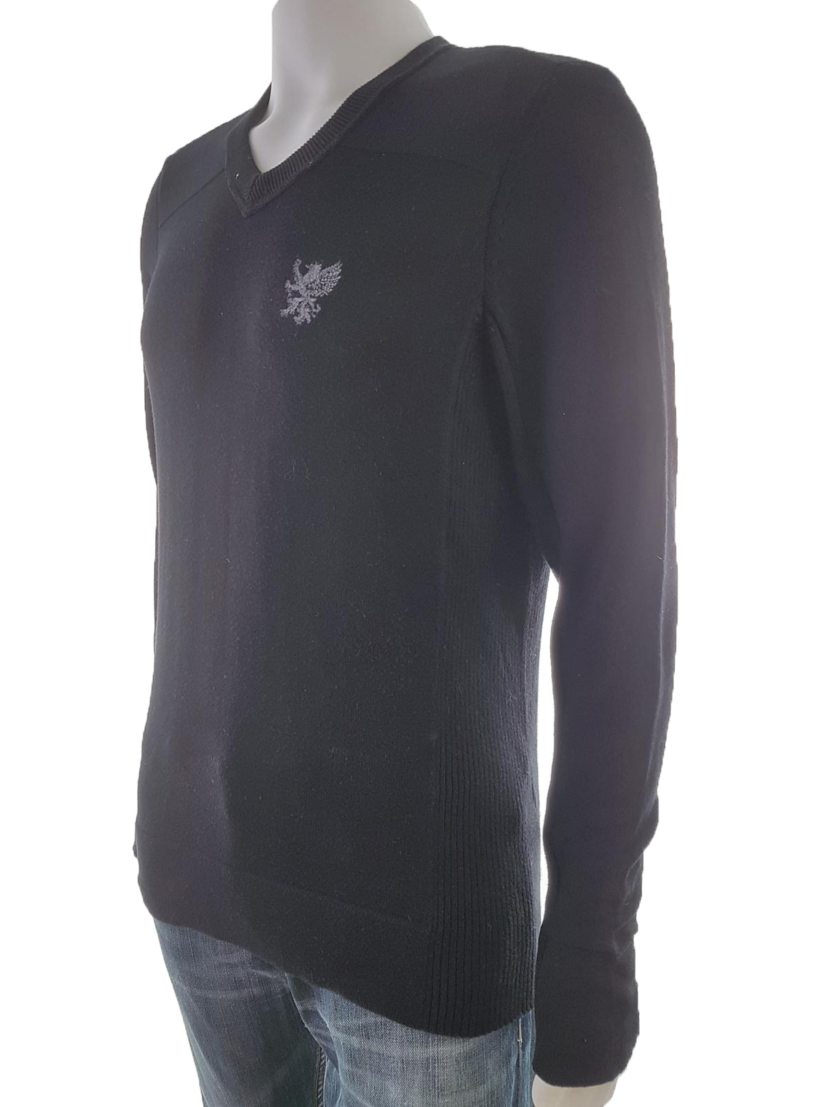 20190627_142236.jpg Jack & jones Rozmiar L Kolor Czarny Męski Sweter Długi rękaw Materiał Bawełna