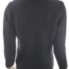 Sisley Rozmiar M Kolor Czarny Crew Neck Kardigan na suwak Rękaw 3/4 Materiał Bawełna 100% Otwarta dzianina