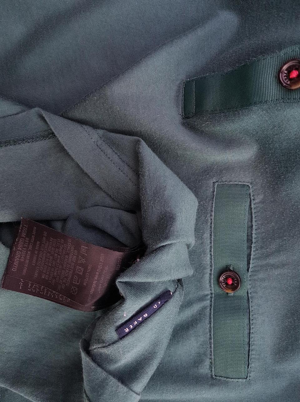20190701_105213.jpg Ted Baker Rozmiar 5 (M) Kolor Zielony Kołnierz Męska Koszula Polo Krótki rękaw Materiał Bawełna 100%