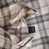 Gant Rozmiar M Kolor Khaki Krata Kołnierz Męska Koszula Casual Długi rękaw Materiał Bawełna 100%