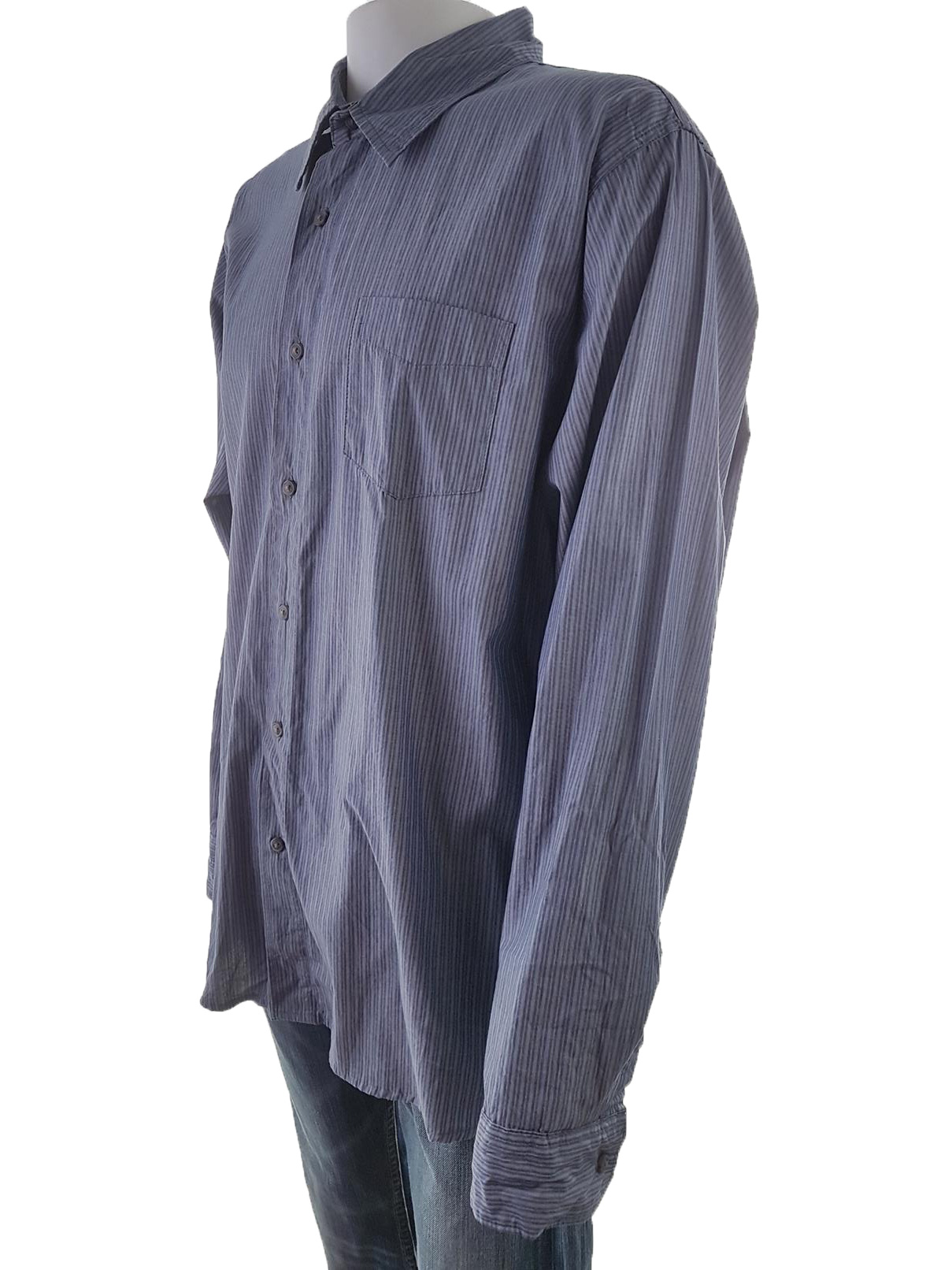 20190701_124722.jpg Wrangler Rozmiar XXL Kolor Szary Kołnierz Męska Koszula Casual Długi rękaw Materiał Bawełna 100%