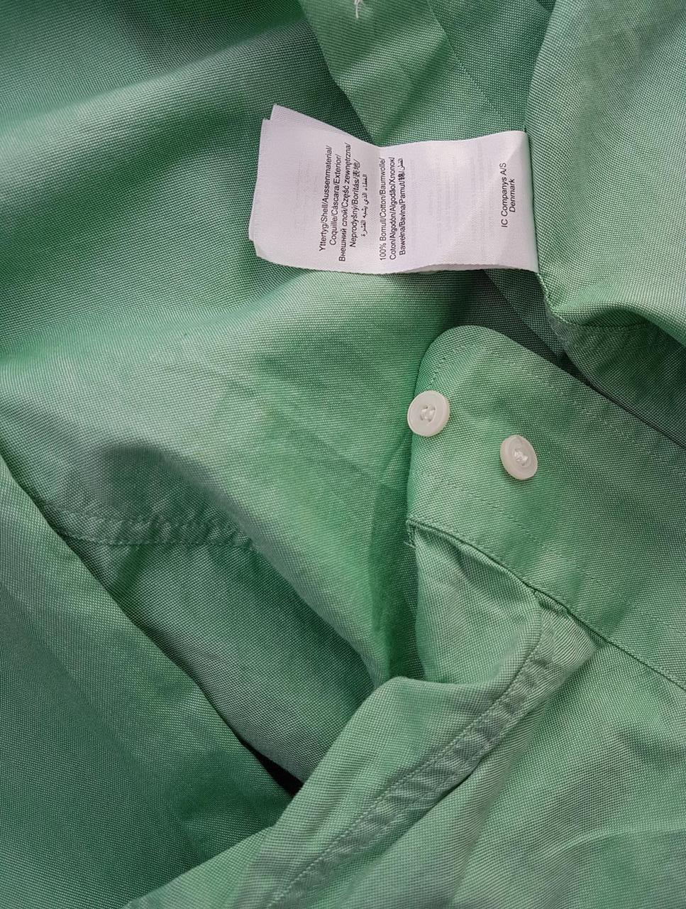 20190701_131418.jpg Tiger of Sweden Rozmiar XS Kolor Zielony Kołnierz Męska Koszula Casual Długi rękaw Materiał Bawełna 100%