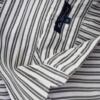 BEN SHERMAN Rozmiar M Kolor Szary Pasy Kołnierz Męska Koszula Casual Długi rękaw Materiał Bawełna