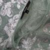 Vero moda Rozmiar M Kolor Zielony Roślinny Liście Crew Neck Bluzka Krótki rękaw