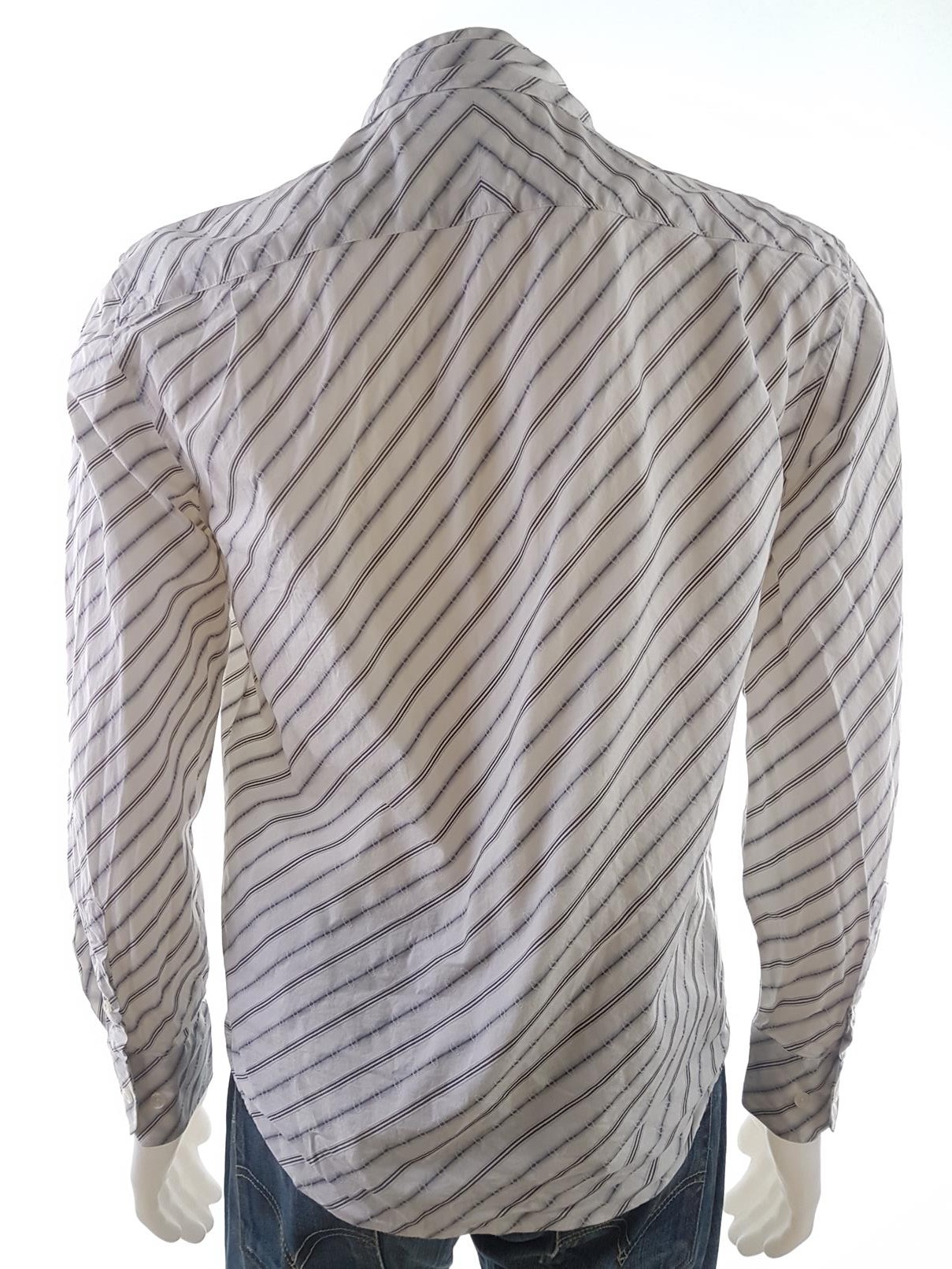 20190703_110816.jpg BEN SHERMAN Rozmiar S Kolor Kremowy Kołnierz Męska Koszula Casual Długi rękaw Materiał Bawełna 100%