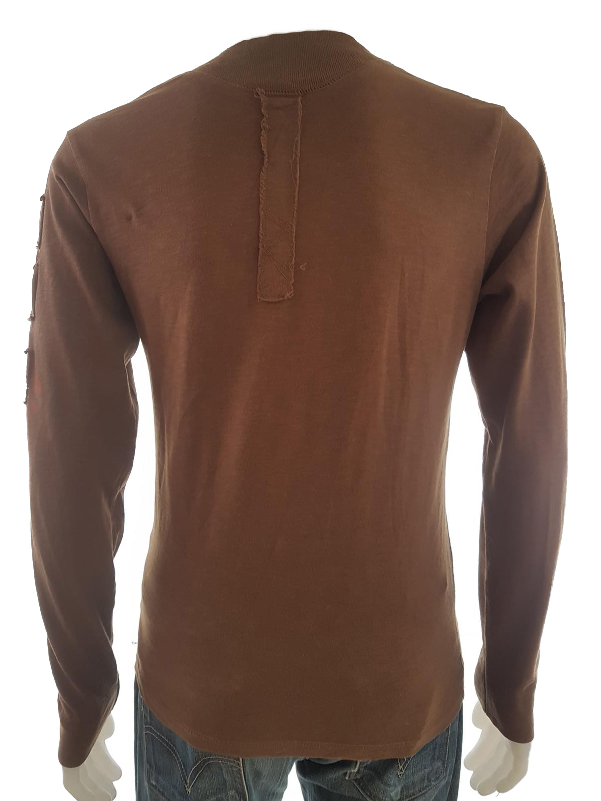 20190703_120832.jpg Wrangler Rozmiar S Kolor Brązowy Męski Sweter Długi rękaw